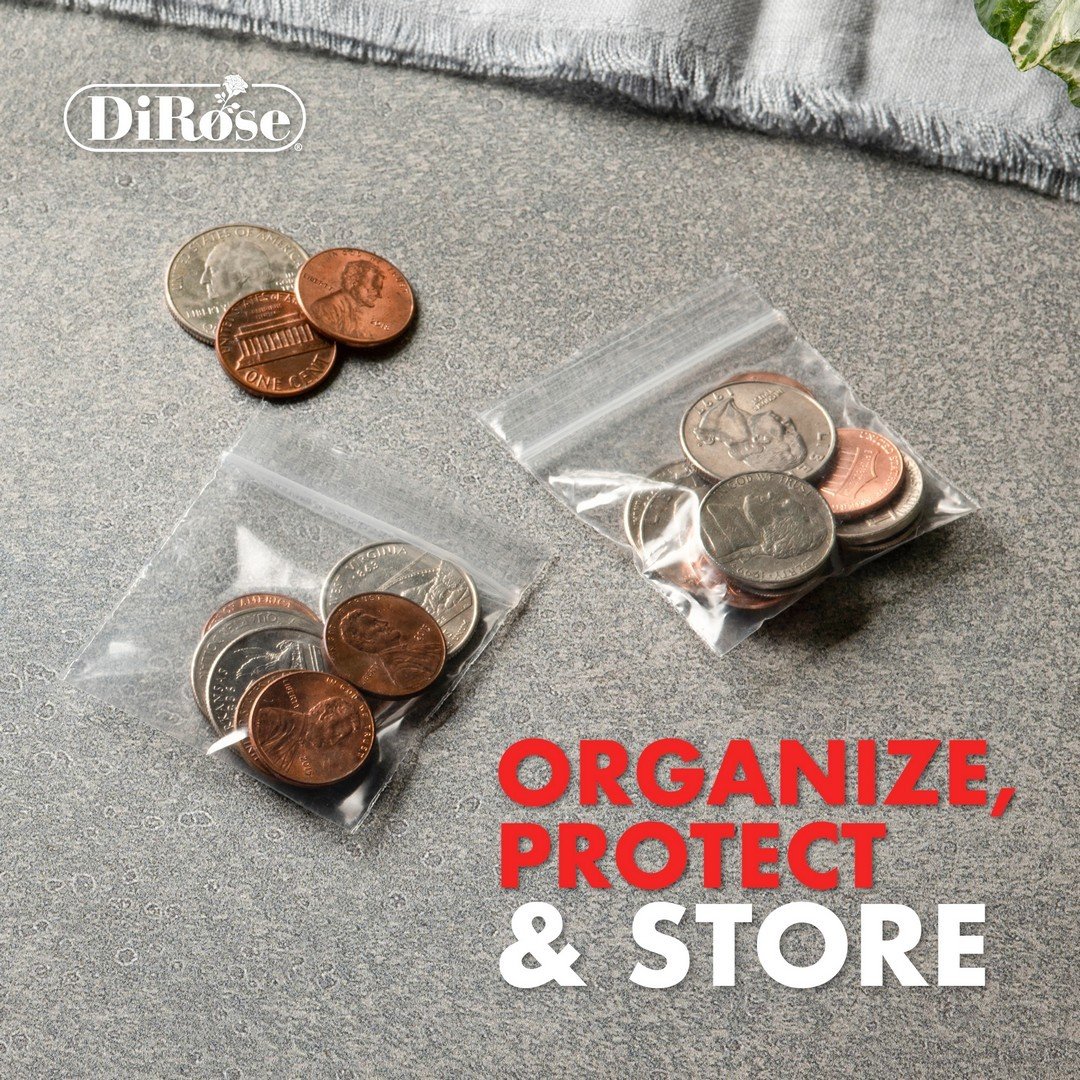 1×1, 2 Mil Clear Reclosable Poly Bags