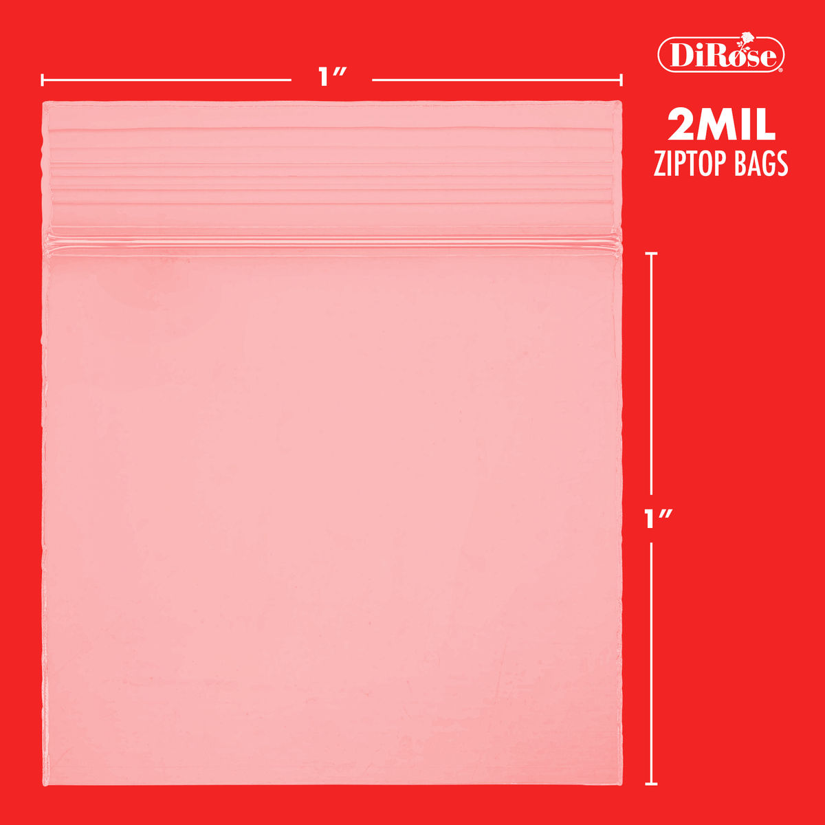 1×1, 2 Mil Clear Reclosable Poly Bags - 2